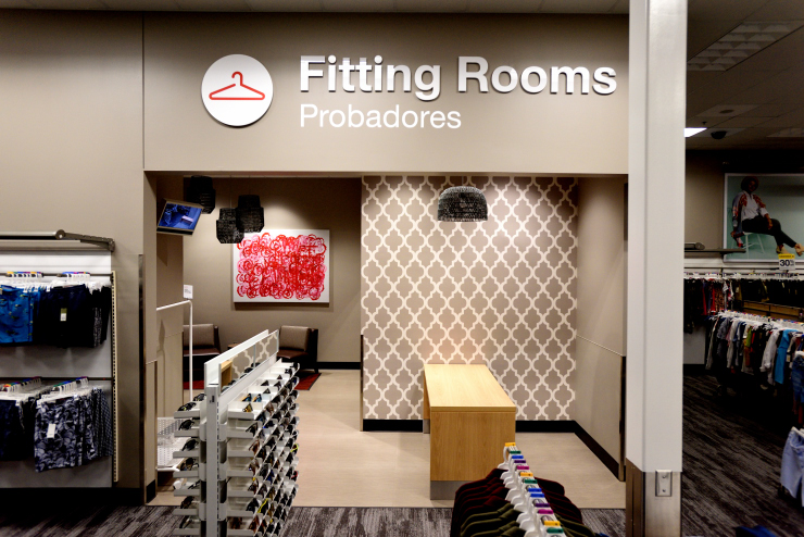 Target New Fitting Rooms